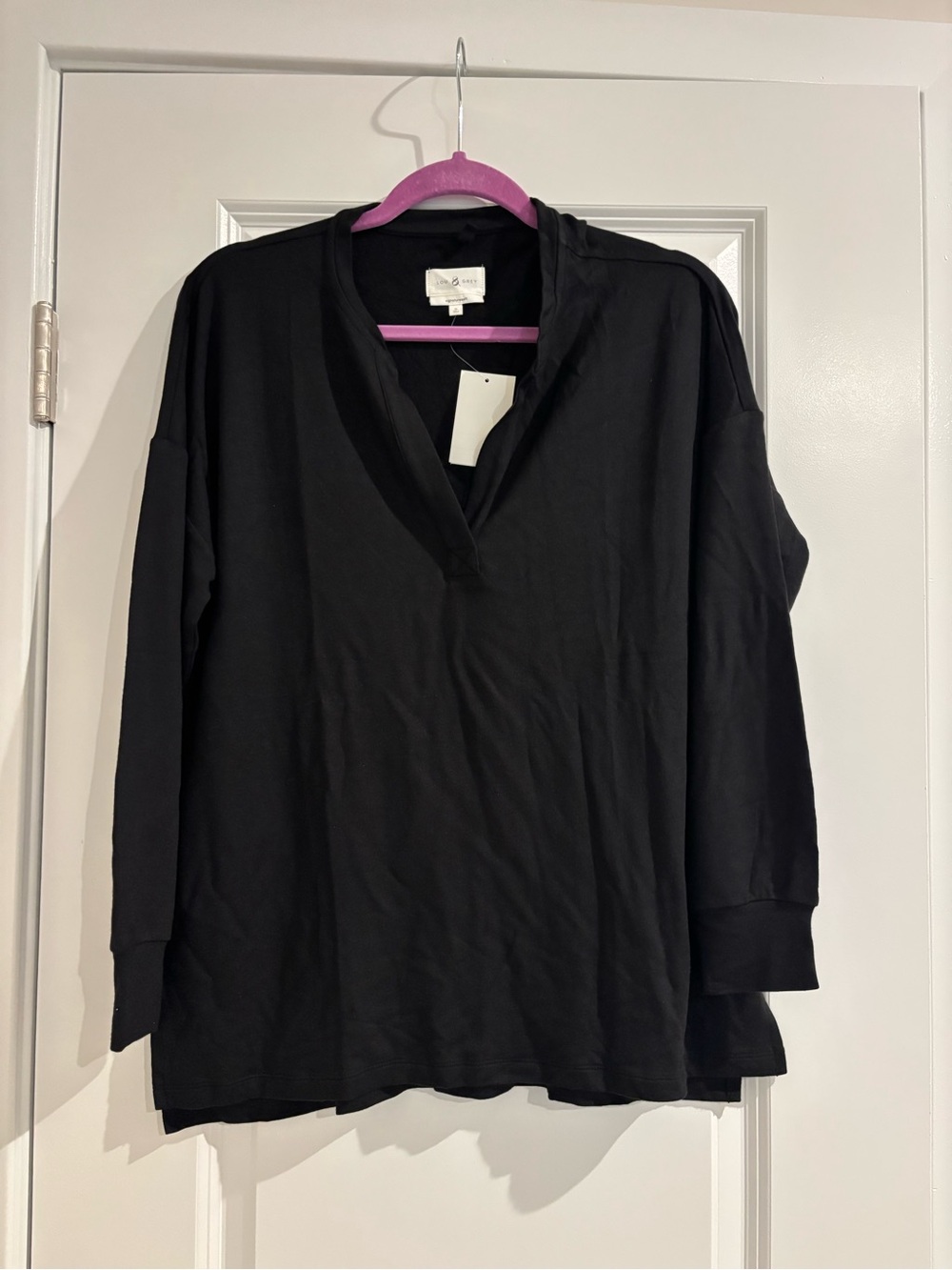 Lou & Grey Black V-Neck Shirt